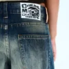 Vaqueros anchos holgados de cintura regular Poser – Azul cañón – Azul oscuro | Cheap Monday GB Vaqueros anchos holgados de cintura regular Poser – Azul cañón – Azul oscuro | Cheap Monday GB