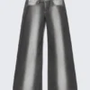 Vaqueros anchos holgados de cintura regular Poser – Gris oscuro | Cheap Monday Gb Vaqueros anchos holgados de cintura regular Poser – Gris oscuro | Cheap Monday Gb