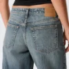 Vaqueros anchos holgados de talle bajo Ample – Azul Redondo – Azul medio Vaqueros anchos holgados de talle bajo Ample – Azul Redondo – Azul medio