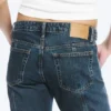 Vaqueros Arrow de talle bajo, corte recto y efecto retorcido – Azul Citizen – Azul oscuro Vaqueros Arrow de talle bajo, corte recto y efecto retorcido – Azul Citizen – Azul oscuro
