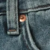 Vaqueros Arrow de talle bajo, corte recto y pierna recta – Segundo azul – Azul medio Vaqueros Arrow de talle bajo, corte recto y pierna recta – Segundo azul – Azul medio