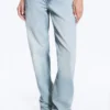 Vaqueros Arrow de talle bajo, corte recto y regular – Aeon Blue – Azul claro