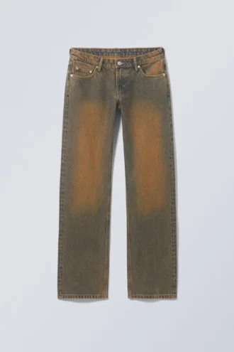 Vaqueros Arrow de talle bajo, corte recto y regular – Azul oxidado Vaqueros Arrow de talle bajo, corte recto y regular – Azul oxidado