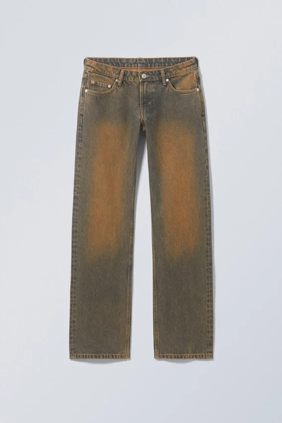 Vaqueros Arrow de talle bajo, corte recto y regular – Azul oxidado Vaqueros Arrow de talle bajo, corte recto y regular – Azul oxidado