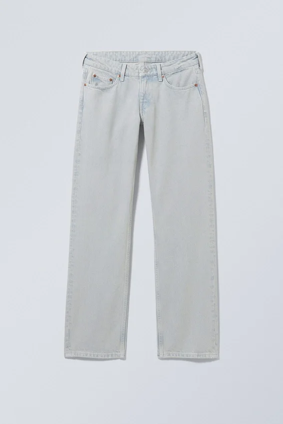 Vaqueros Arrow de talle bajo, corte recto y regular – Azul Ártico Vaqueros Arrow de talle bajo, corte recto y regular – Azul Ártico