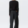 Vaqueros Astro Loose Baggy de talle medio, corte holgado y pierna ancha con acabado recubierto – Recubrimiento índigo Vaqueros Astro Loose Baggy de talle medio, corte holgado y pierna ancha con acabado recubierto – Recubrimiento índigo