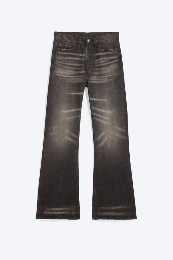Vaqueros Boo Bootleg de talle bajo y corte acampanado regular – Negro vintage – Negro oscuro | Cheap Monday Gb Vaqueros Boo Bootleg de talle bajo y corte acampanado regular – Negro vintage – Negro oscuro | Cheap Monday Gb