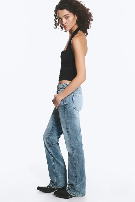 Vaqueros bootcut ajustados de talle medio Tension – Azul Kimberley – Azul medio Vaqueros bootcut ajustados de talle medio Tension – Azul Kimberley – Azul medio