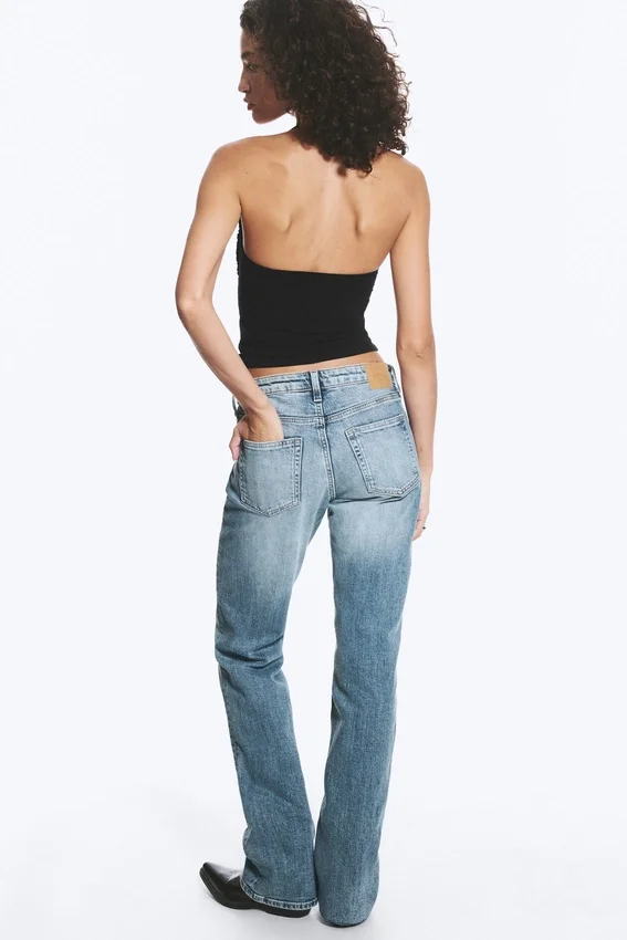 Vaqueros bootcut ajustados de talle medio Tension – Azul Kimberley – Azul medio Vaqueros bootcut ajustados de talle medio Tension – Azul Kimberley – Azul medio