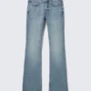 Vaqueros bootcut ajustados de talle medio Tension – Azul Kimberley – Azul medio Vaqueros bootcut ajustados de talle medio Tension – Azul Kimberley – Azul medio