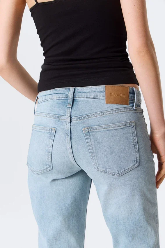 Vaqueros bootcut ajustados de talle medio Tension – Dream Blue – Azul claro Vaqueros bootcut ajustados de talle medio Tension – Dream Blue – Azul claro
