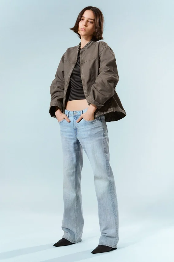 Vaqueros bootcut ajustados de talle medio Tension – Dream Blue – Azul claro Vaqueros bootcut ajustados de talle medio Tension – Dream Blue – Azul claro