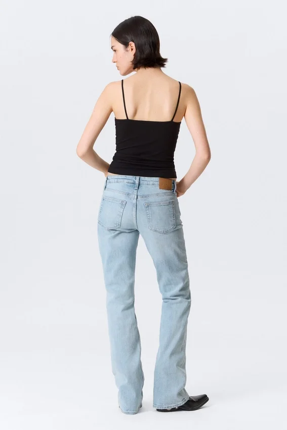 Vaqueros bootcut ajustados de talle medio Tension – Dream Blue – Azul claro Vaqueros bootcut ajustados de talle medio Tension – Dream Blue – Azul claro