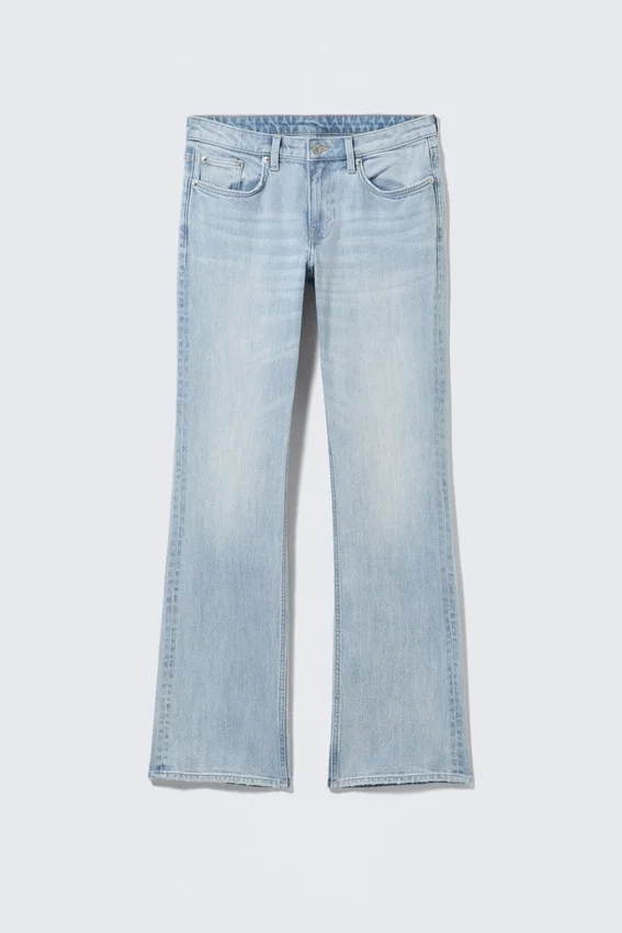 Vaqueros bootcut ajustados de talle medio Tension – Dream Blue – Azul claro Vaqueros bootcut ajustados de talle medio Tension – Dream Blue – Azul claro