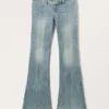 Vaqueros bootcut de talle bajo Nicole – Azul Vaqueros bootcut de talle bajo Nicole – Azul