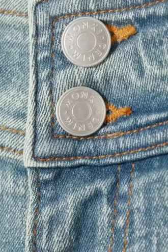 Vaqueros bootcut de talle bajo Nicole – Azul Vaqueros bootcut de talle bajo Nicole – Azul