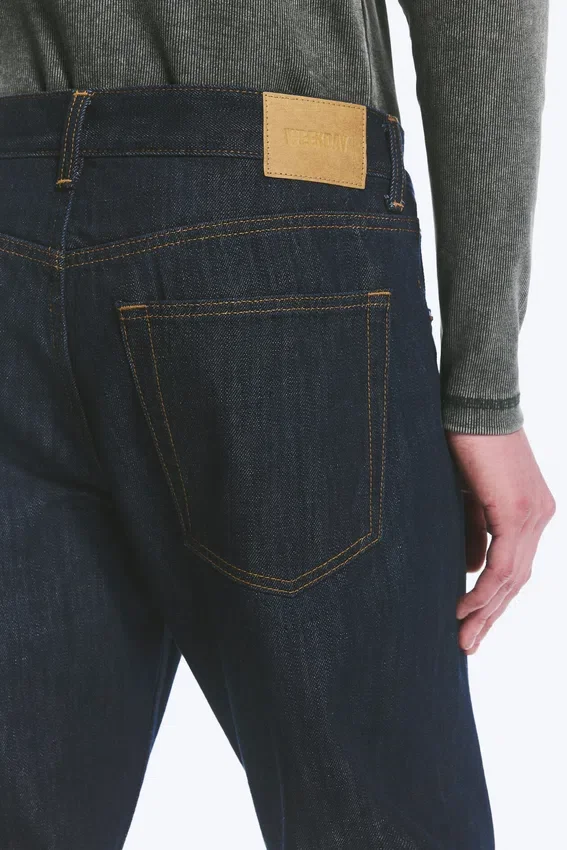 Vaqueros Bootcut de talle medio y corte holgado Mercury – Blue Rinse – Azul oscuro Vaqueros Bootcut de talle medio y corte holgado Mercury – Blue Rinse – Azul oscuro