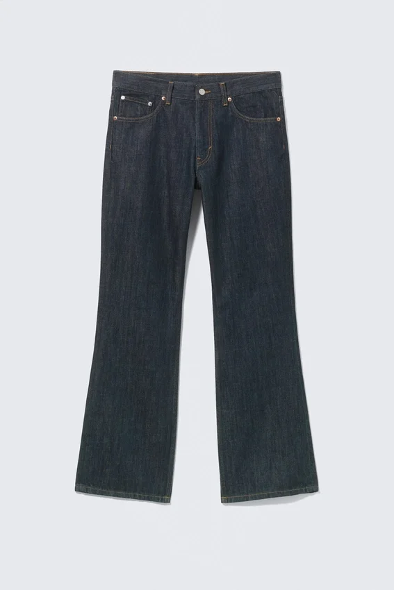 Vaqueros Bootcut de talle medio y corte holgado Mercury – Blue Rinse – Azul oscuro Vaqueros Bootcut de talle medio y corte holgado Mercury – Blue Rinse – Azul oscuro