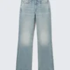 Vaqueros Bootcut de talle medio y corte regular – Seventeen Blue – Azul medio Vaqueros Bootcut de talle medio y corte regular – Seventeen Blue – Azul medio