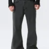 Vaqueros bootcut holgados con efecto elástico – Elegie Black – Negro Vaqueros bootcut holgados con efecto elástico – Elegie Black – Negro