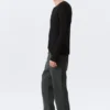 Vaqueros bootcut holgados con efecto elástico – Elegie Black – Negro Vaqueros bootcut holgados con efecto elástico – Elegie Black – Negro