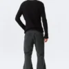 Vaqueros bootcut holgados con efecto elástico – Elegie Black – Negro Vaqueros bootcut holgados con efecto elástico – Elegie Black – Negro