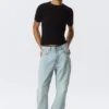 Vaqueros Bootcut holgados de talle medio Mercury – Azul fantasma – Azul claro Vaqueros Bootcut holgados de talle medio Mercury – Azul fantasma – Azul claro