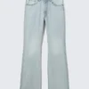 Vaqueros Bootcut holgados de talle medio Mercury – Azul fantasma – Azul claro Vaqueros Bootcut holgados de talle medio Mercury – Azul fantasma – Azul claro