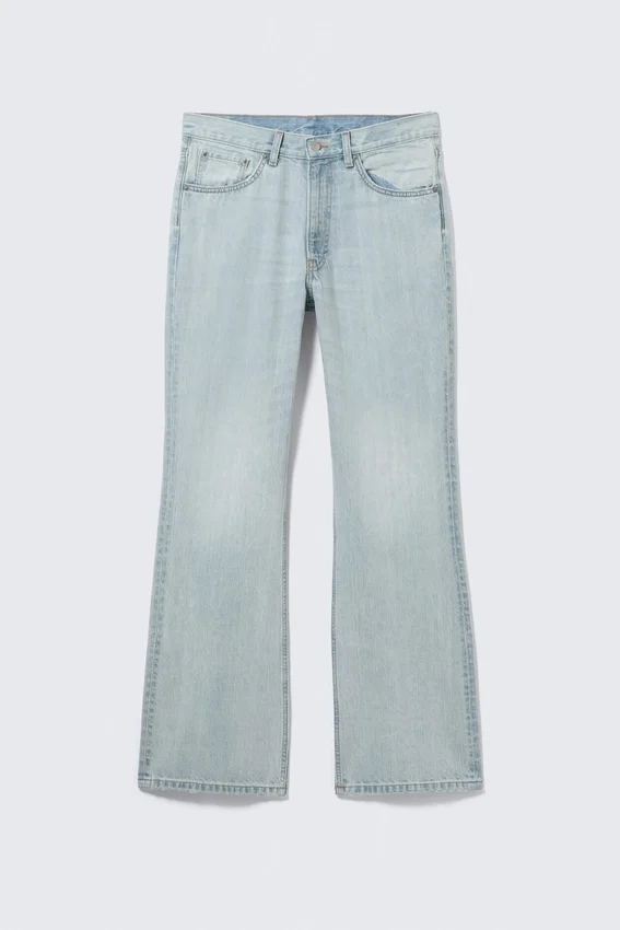 Vaqueros Bootcut holgados de talle medio Mercury – Azul fantasma – Azul claro Vaqueros Bootcut holgados de talle medio Mercury – Azul fantasma – Azul claro