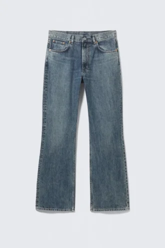 Vaqueros Bootcut holgados de talle medio Mercury – Segundo azul – Azul medio