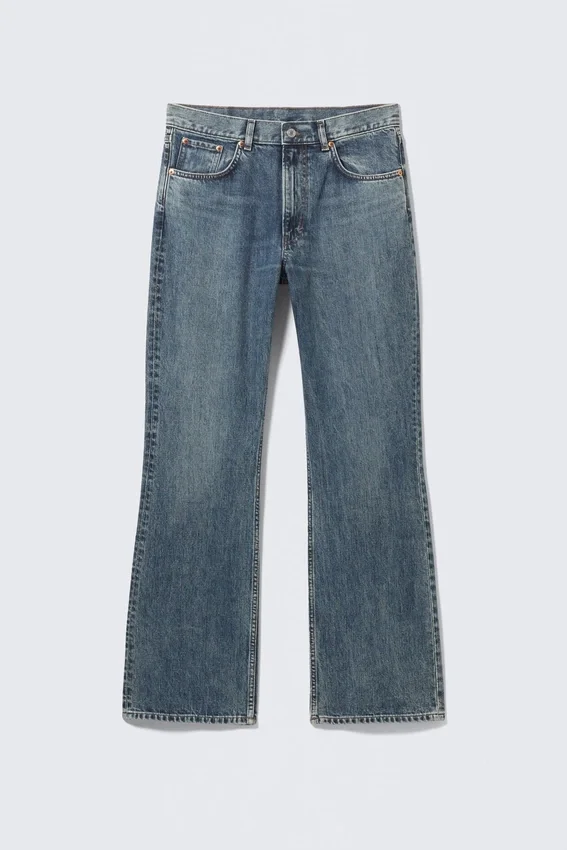 Vaqueros Bootcut holgados de talle medio Mercury – Segundo azul – Azul medio Vaqueros Bootcut holgados de talle medio Mercury – Segundo azul – Azul medio