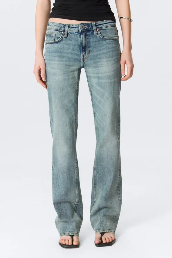 Vaqueros Bootcut Slim de talle medio Tension – Azul Perseo – Azul medio Vaqueros Bootcut Slim de talle medio Tension – Azul Perseo – Azul medio