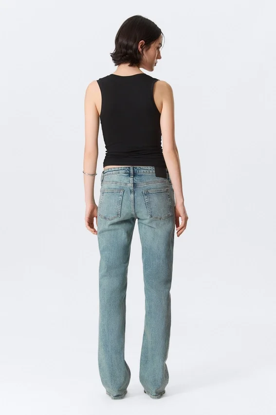 Vaqueros Bootcut Slim de talle medio Tension – Azul Perseo – Azul medio Vaqueros Bootcut Slim de talle medio Tension – Azul Perseo – Azul medio