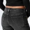 Vaqueros Bootcut Slim de talle medio Tension – Paloma Black – Negro Vaqueros Bootcut Slim de talle medio Tension – Paloma Black – Negro