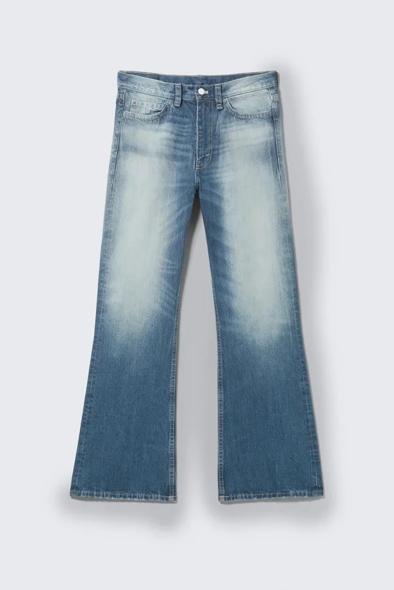 Vaqueros Bootleg de talle bajo y corte acampanado regular – Azul descolorido | Cheap Monday Gb Vaqueros Bootleg de talle bajo y corte acampanado regular – Azul descolorido | Cheap Monday Gb
