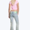 Vaqueros Booty Bei de talle bajo, ajustados y acampanados – Azul claro | Cheap Monday Gb Vaqueros Booty Bei de talle bajo, ajustados y acampanados – Azul claro | Cheap Monday Gb