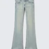 Vaqueros Booty Bei de talle bajo, ajustados y acampanados – Azul claro | Cheap Monday Gb Vaqueros Booty Bei de talle bajo, ajustados y acampanados – Azul claro | Cheap Monday Gb