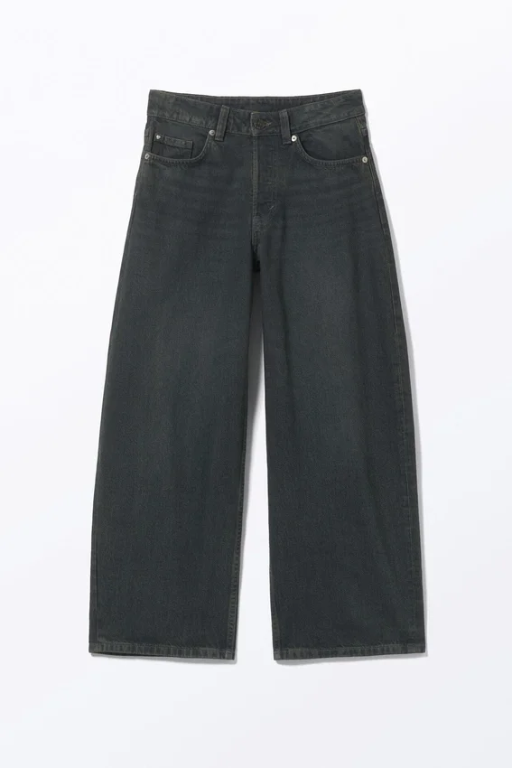 Vaqueros de cintura baja y pierna holgada Peggy – Smokey Blue Vaqueros de cintura baja y pierna holgada Peggy – Smokey Blue