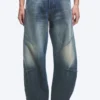 Vaqueros de talle bajo, corte holgado y pierna cónica – Azul Báltico – Azul oscuro Vaqueros de talle bajo, corte holgado y pierna cónica – Azul Báltico – Azul oscuro