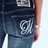 Vaqueros Fancy Booty Bei de talle bajo, corte ajustado y acampanado – Azul mármol – Azul oscuro | Cheap Monday Gb Vaqueros Fancy Booty Bei de talle bajo, corte ajustado y acampanado – Azul mármol – Azul oscuro | Cheap Monday Gb
