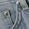 Vaqueros Galaxy de talle medio, corte holgado y pierna recta – Azul ladrillo – Azul claro Vaqueros Galaxy de talle medio, corte holgado y pierna recta – Azul ladrillo – Azul claro