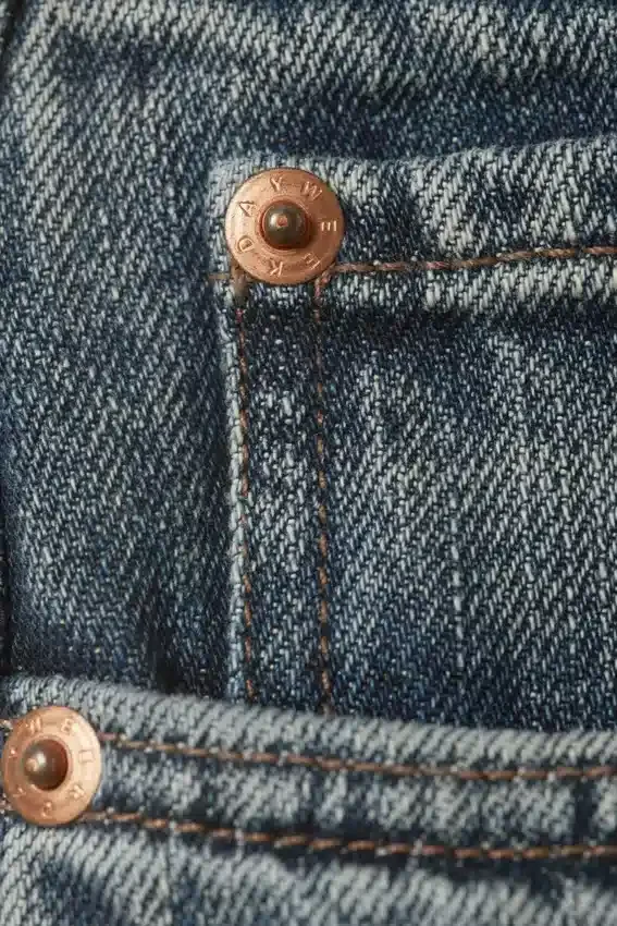 Vaqueros Galaxy de talle medio, corte recto y holgado – Second Blue – Azul Vaqueros Galaxy de talle medio, corte recto y holgado – Second Blue – Azul