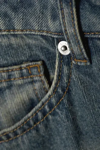 Vaqueros holgados de cintura baja Naoki – Azul Nikki