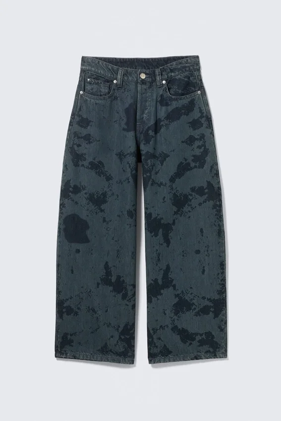 Vaqueros holgados de cintura baja Peggy – Tie Dye Egeo Vaqueros holgados de cintura baja Peggy – Tie Dye Egeo