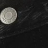 Vaqueros holgados de cintura media con bolsillos de imitación de cuero Astro – Lavado negro – Negro Vaqueros holgados de cintura media con bolsillos de imitación de cuero Astro – Lavado negro – Negro