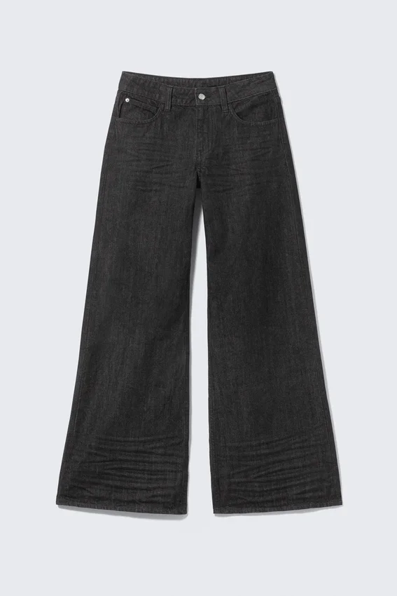Vaqueros holgados de cintura regular Poser – Lavado negro extra | Cheap Monday GB Vaqueros holgados de cintura regular Poser – Lavado negro extra | Cheap Monday GB