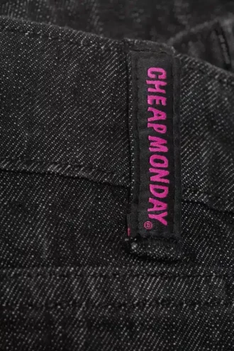 Vaqueros holgados de cintura regular Poser – Lavado negro extra | Cheap Monday GB
