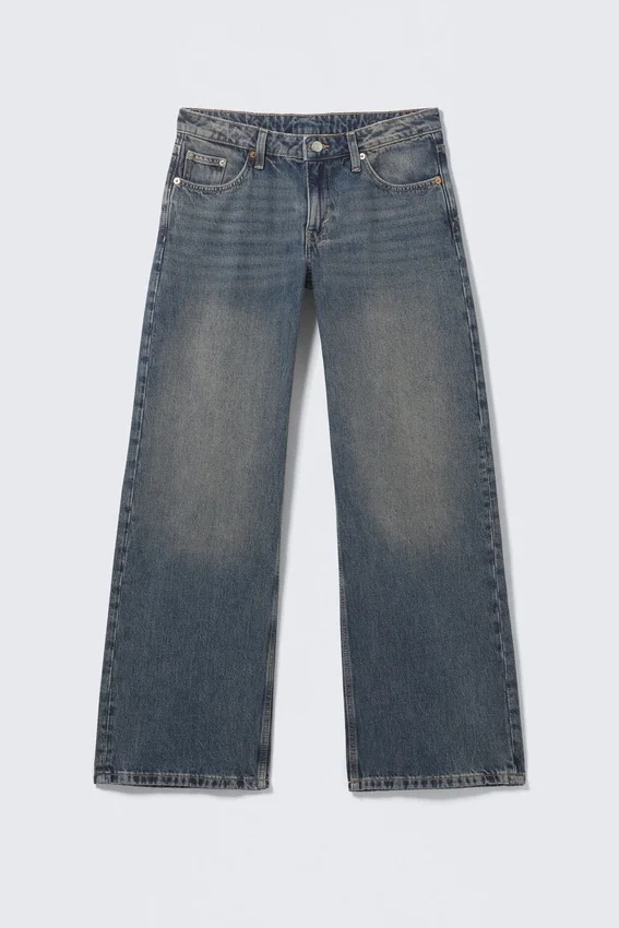 Vaqueros holgados de talle bajo Imoo – Azul desierto – Azul oscuro Vaqueros holgados de talle bajo Imoo – Azul desierto – Azul oscuro