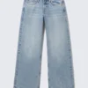 Vaqueros holgados de talle bajo Imoo – Fresh Blue – Azul claro Vaqueros holgados de talle bajo Imoo – Fresh Blue – Azul claro