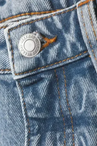 Vaqueros holgados de talle bajo Imoo – Fresh Blue – Azul claro